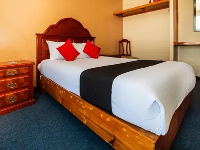 Cama o camas de una habitación en Hotel De La Loma