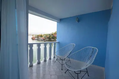 Un balcón o terraza de Villa Bejar Tequesquitengo