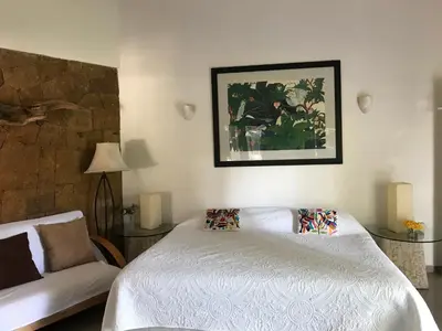 Cama o camas de una habitación en Hotel Casa Nueva