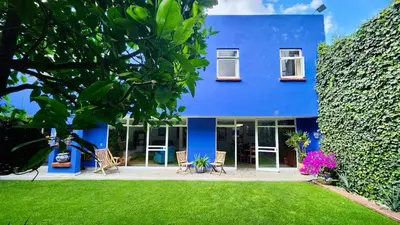 Jardín al aire libre en Casa Tamayo