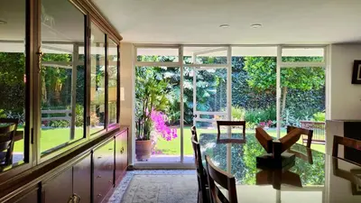 Jardín al aire libre en Casa Tamayo