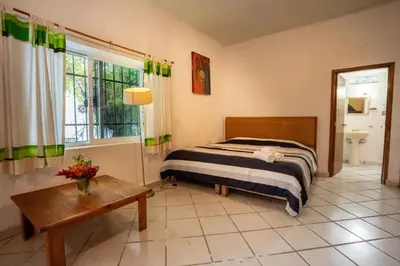 Cama o camas de una habitación en Ekko Hostel