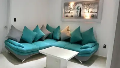Zona de estar de Departamento Privado 3 recamaras