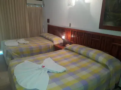 Cama o camas de una habitación en Hotel Maria Luisa