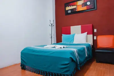 Cama o camas de una habitación en Hotel Makarios