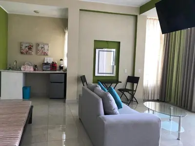 Zona de estar de Casa Mia