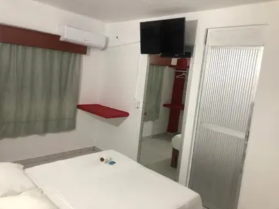 Cama o camas de una habitación en Hotel Maria Bonita Acapulco