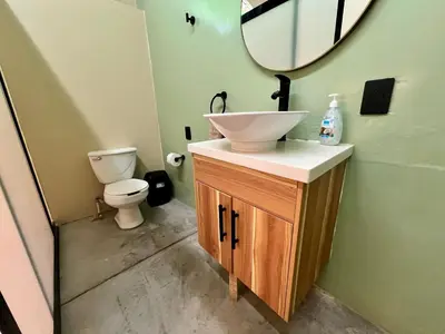 Un baño de Hostal Central Oaxaca