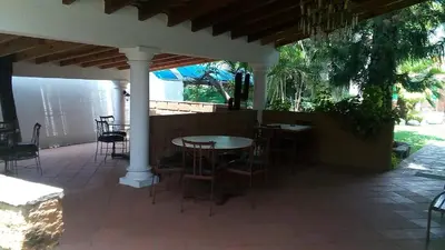 Jardín al aire libre en Hotel Posada Mexicana