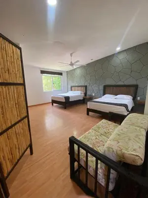 Cama o camas de una habitación en Tonantzincalli SPA Prehispanico