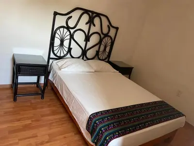 Cama o camas de una habitación en Tonantzincalli SPA Prehispanico