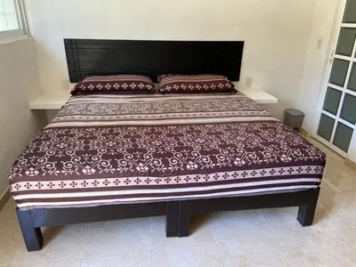 Cama o camas de una habitación en Tonantzincalli SPA Prehispanico