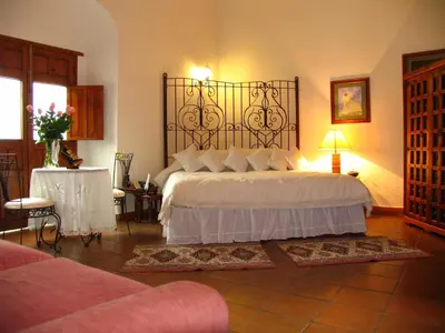 Cama o camas de una habitación en Casa de Siete Balcones Hotel Boutique