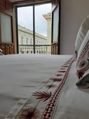 Cama o camas de una habitación en Casa de Siete Balcones Hotel Boutique