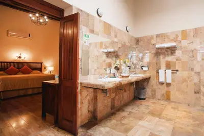 Un baño de Hotel Casa Antigua