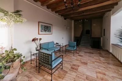 Zona de estar de Hotel Casa Antigua