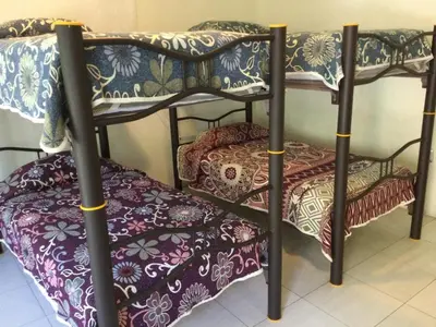 Cama o camas de una habitación en Trotamundo Oaxaca Hostel