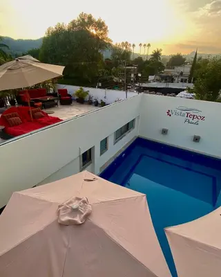 Piscina en o cerca de Posada Vista Tepoz