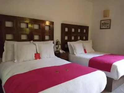 Cama o camas de una habitación en Las Calandrias