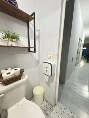 Un baño de Casa en el centro de veracruz