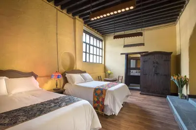 Cama o camas de una habitación en Los Camilos