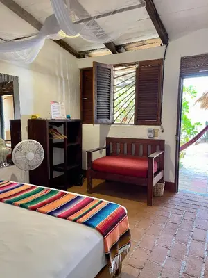 Cama o camas de una habitación en Posada Mexico