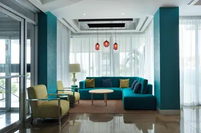 Zona de estar de Hampton by Hilton Veracruz Boca Del Rio