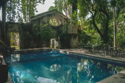 Piscina en o cerca de Hacienda San Gabriel de las Palmas