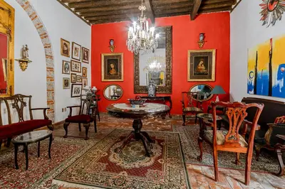 Zona de estar de Ayenda Meson de San Sebastian