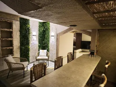 Zona de estar de Silmar Hotel/Motel