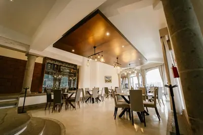 Zona de estar de Hotel Boutique de Cantera Y Plata