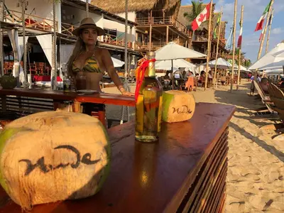 Bebidas en Hotel Nude Zipolite & beach club