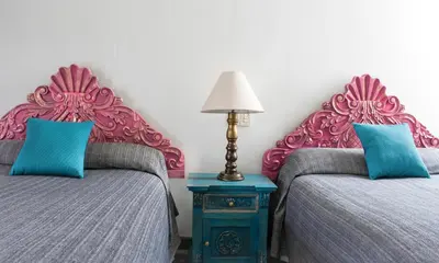 Cama o camas de una habitación en Hotel Boutique Naura Centro