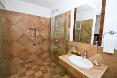 Un baño de Hotel 9 Manantiales
