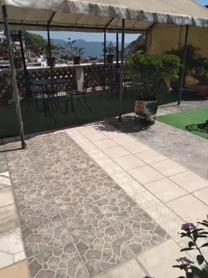Jardín al aire libre en Hotel Las Palomas