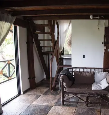 Zona de estar de Beachfrontguesthouse