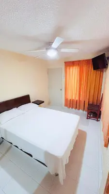 Cama o camas de una habitación en HOTEL PARAISO ACAPULCO