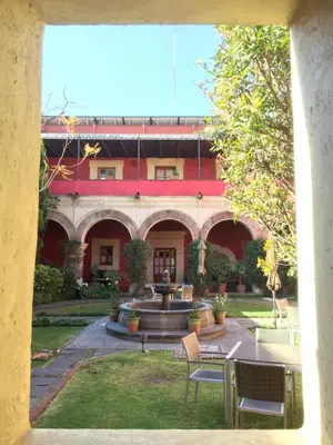 Jardín al aire libre en Quinta Luna