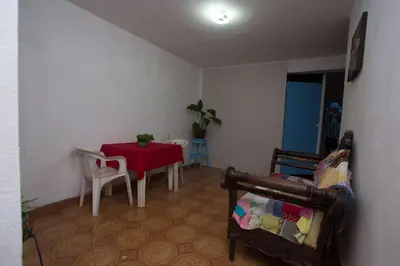 Una televisión o centro de entretenimiento en Las Huellas del Caminante