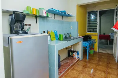 Una cocina o zona de cocina en Las Huellas del Caminante