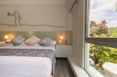 Cama o camas de una habitación en Rinconada Hotel Boutique