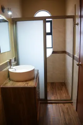 Un baño de Hotel Posada San Antonio Coatepec