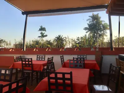 Un restaurante o sitio para comer en Hotel Posada San Antonio Coatepec