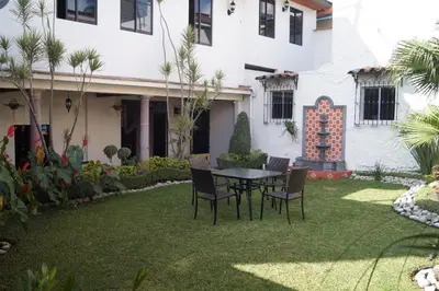 Jardín al aire libre en Hotel Posada San Antonio Coatepec