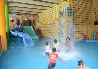 Piscina en o cerca de Hotel y Aguas Termales de Chignahuapan