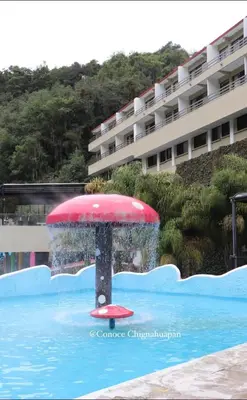 Piscina en o cerca de Hotel y Aguas Termales de Chignahuapan