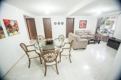 Zona de estar de Suites Lafragua