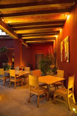 Zona de estar de Hotel La Casona de Tita