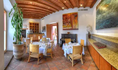 Zona de estar de Hotel La Casona de Tita