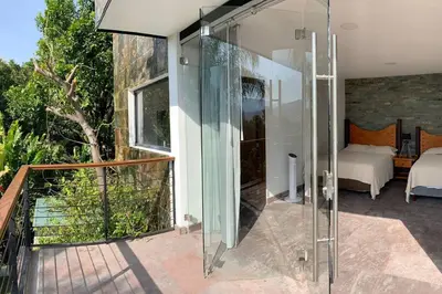 Un balcón o terraza de Casa de las Aves - Alberca y Jacuzzi climatizados - Espectaculares vistas